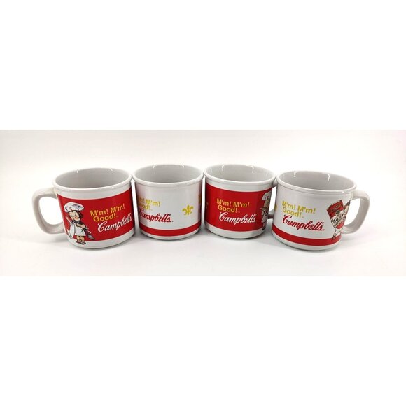 Cambells Other - Campbells Kids Soup Mugs Lot of 4 Mugs